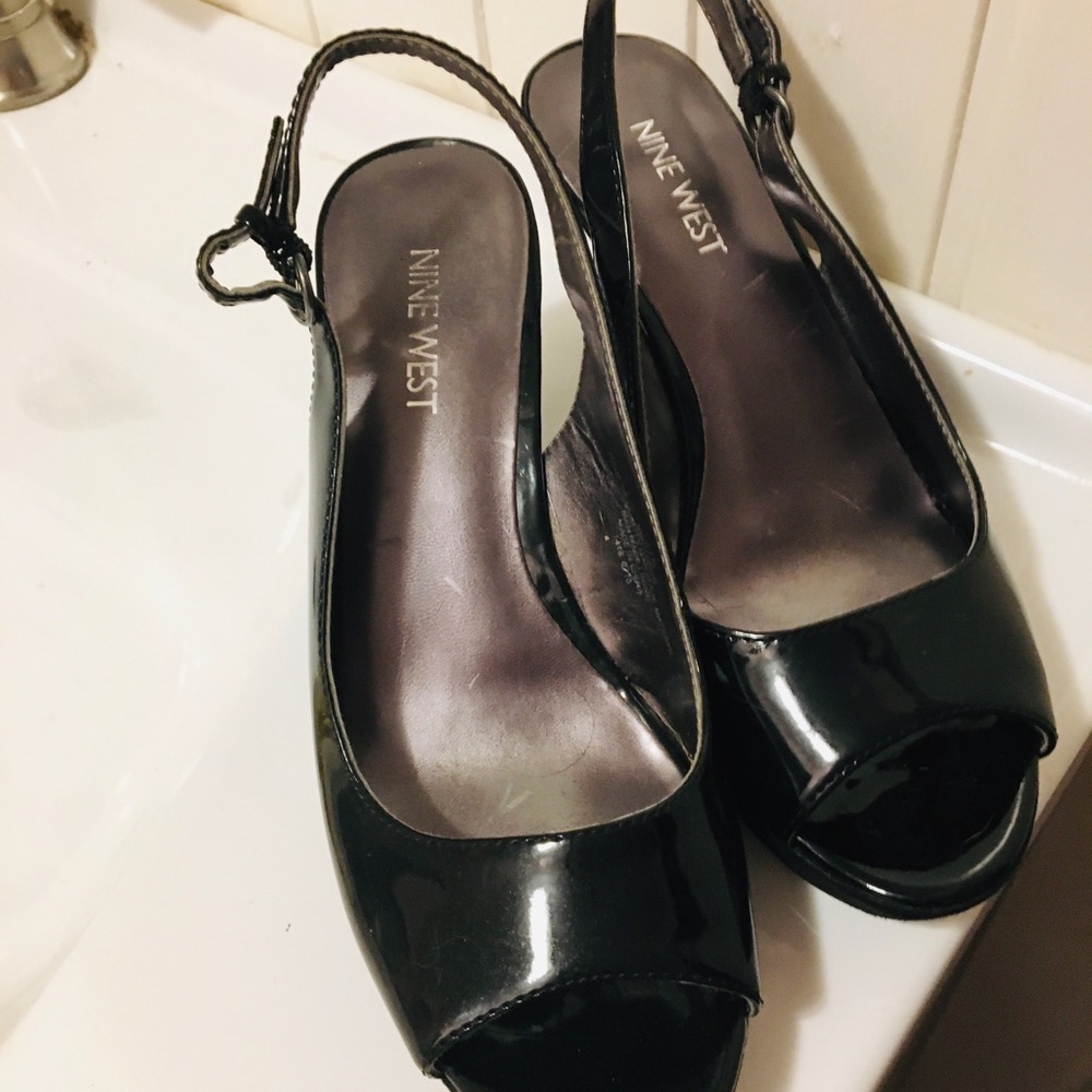 💜Cute Nine West open toes heals💜